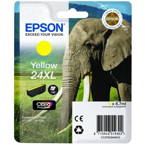 Cartuş Epson T2434 (24XL), galben (yellow), original