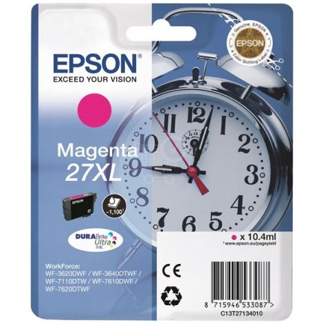 Cartuş Epson T2713 (27XL), C13T27134012, purpuriu (magenta), original