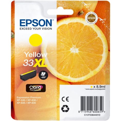 Cartuş Epson T3364 (33XL), galben (yellow), original