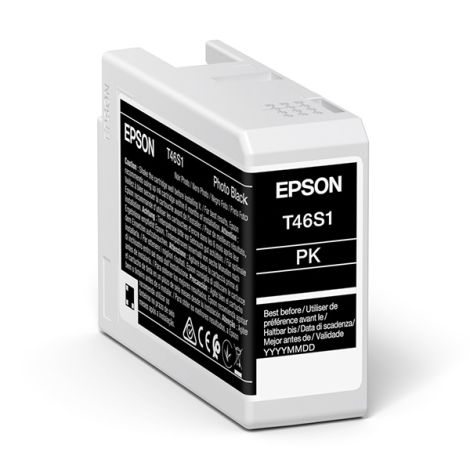 Cartuş Epson T46S1, C13T46S100, foto neagră (photo black), original