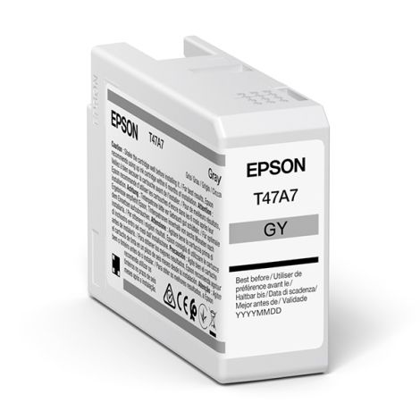 Cartuş Epson T47A7, C13T47A700, gri (gray), original