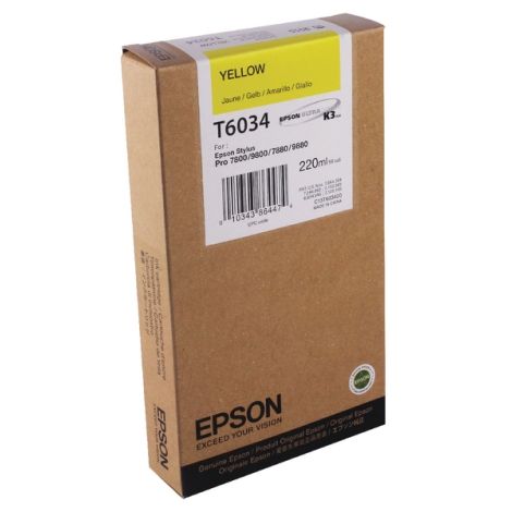 Cartuş Epson T6034, galben (yellow), original