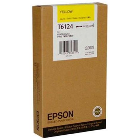 Cartuş Epson T6124, galben (yellow), original