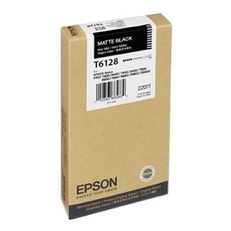 Cartuş Epson T6128, negru mat (matte black), original