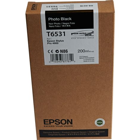 Cartuş Epson T6531, negru (black), original