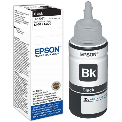 Cartuş Epson T6641, negru (black), original