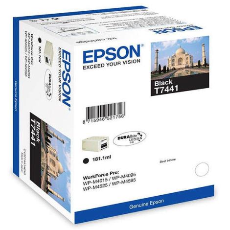 Cartuş Epson T7441, negru (black), original