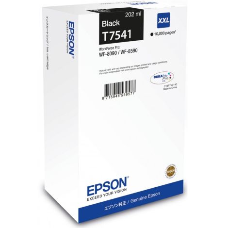 Cartuş Epson T7541, negru (black), original