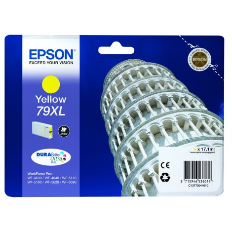 Cartuş Epson T7904 (79XL), galben (yellow), original