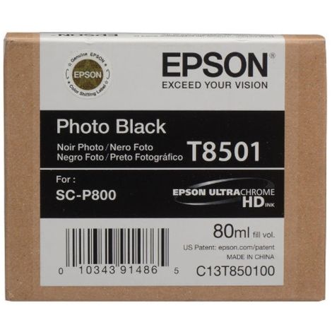 Cartuş Epson T8501, foto neagră (photo black), original