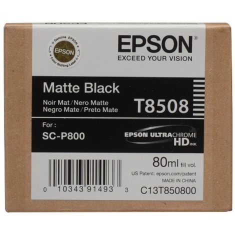 Cartuş Epson T8508, negru mat (matte black), original