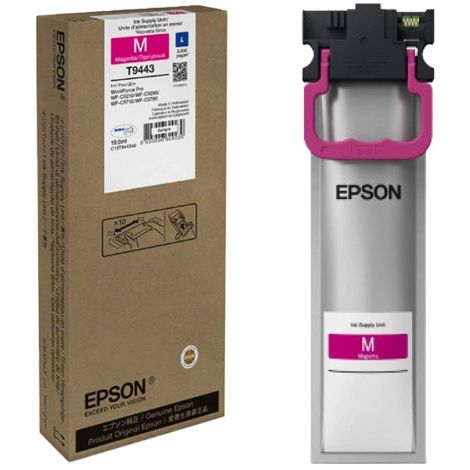 Cartuş Epson T9443, C13T944340, purpuriu (magenta), original