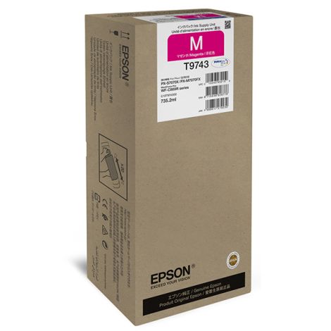 Cartuş Epson T9743, C13T974300, purpuriu (magenta), original