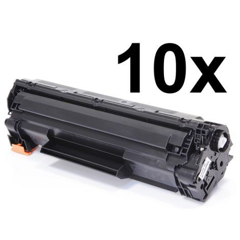 Toner 10 x HP CE285A (85A), pachet de zece, negru (black), alternativ