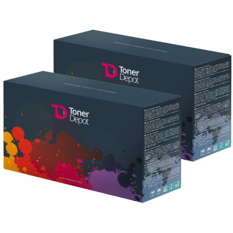 TonerDepot toner HP CB540AD (125A), pachet de două, PREMIUM, negru (black)