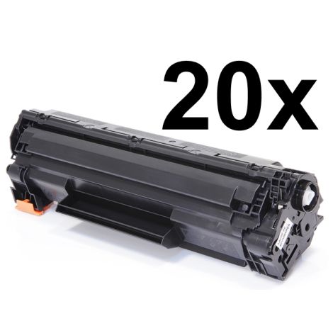 Toner 20 x HP CE285A (85A), pachet de douăzeci de bucăți, negru (black), alternativ