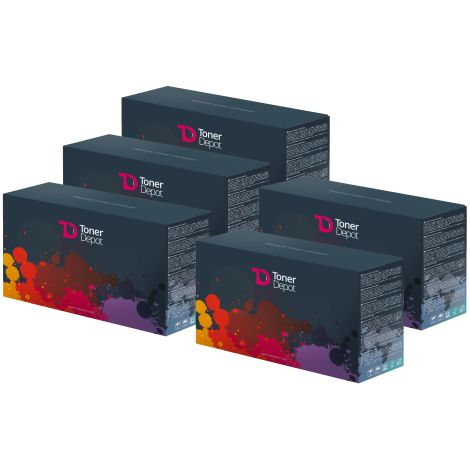 TonerDepot toner 2 x HP CF380X, CF381A, CF382A, CF383A (312A) + CF380X GRATUIT, PREMIUM, multipack