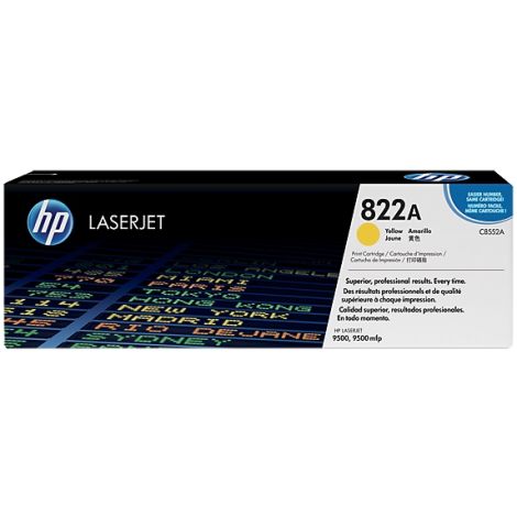 Toner HP C8552A (822A), galben (yellow), original