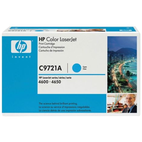 Toner HP C9721A (641A), azuriu (cyan), original