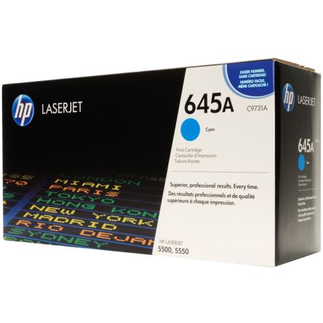 Toner HP C9731A (645A), azuriu (cyan), original