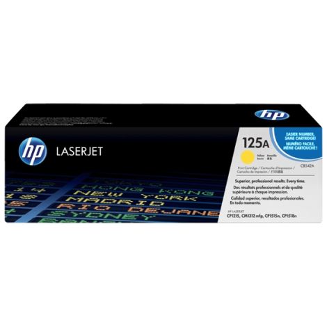 Toner HP CB542A (125A), galben (yellow), original