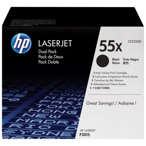 Toner HP CE255X (55X), negru (black), original