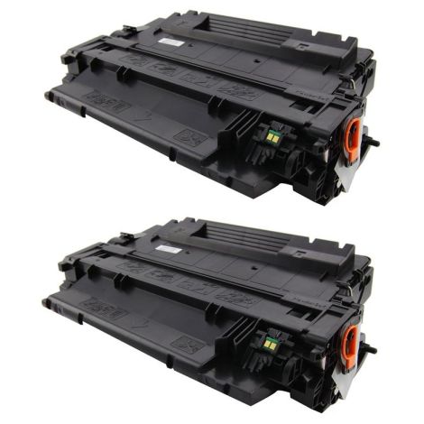 Toner HP CE255XD (55X), pachet de două, negru (black), alternativ