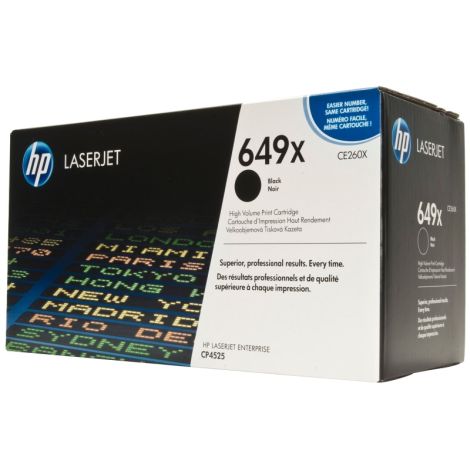 Toner HP CE260X (649X), negru (black), original