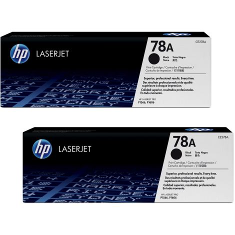 Toner HP CE278AD (78A), pachet de două, negru (black), original