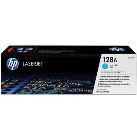 Toner HP CE321A (128A), azuriu (cyan), original