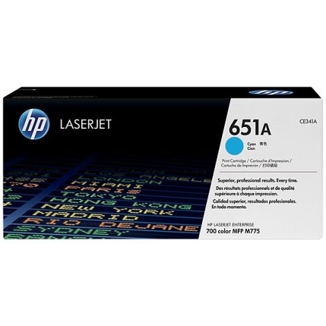 Toner HP CE341A (651A), azuriu (cyan), original