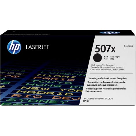 Toner HP CE400X (507X), negru (black), original