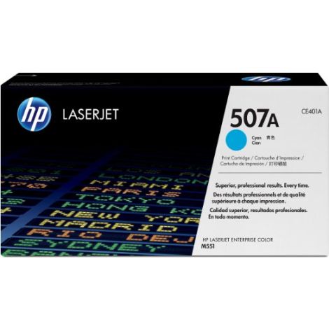 Toner HP CE401A (507A), azuriu (cyan), original