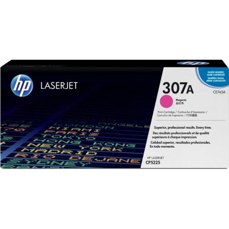 Toner HP CE743A (307A), purpuriu (magenta), original