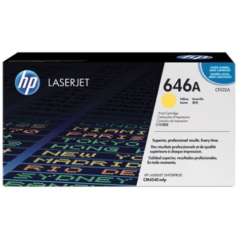 Toner HP CF032A (646A), galben (yellow), original