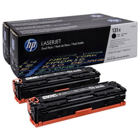 Toner HP CF210XD (131X), pachet de două, negru (black), original