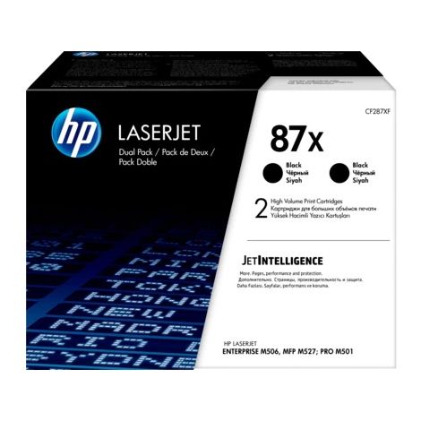 Toner HP CF287XD (87XD), pachet de două, negru (black), original