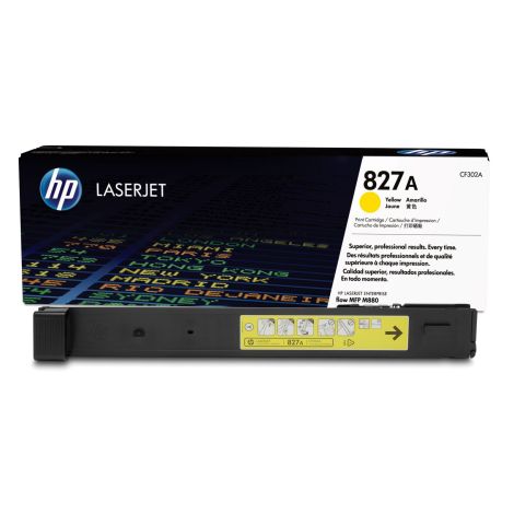 Toner HP 827A, CF302A, galben (yellow), original