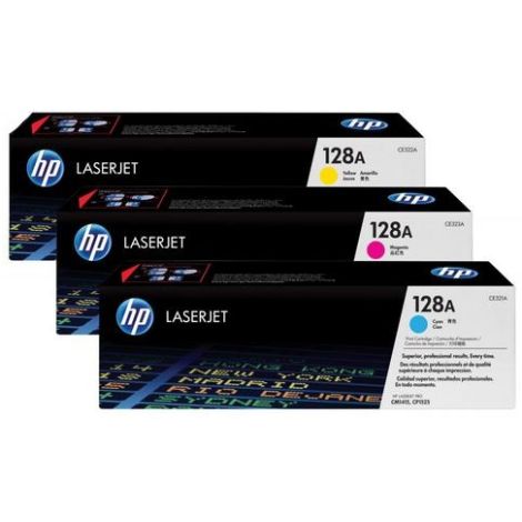 Toner HP CF371AM (128A), pachet de trei, multipack, original