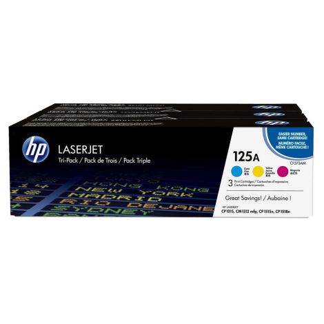 Toner HP CF373AM (125A), pachet de trei, multipack, original