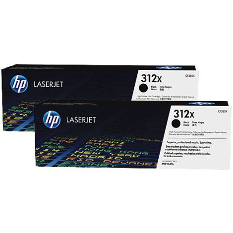 Toner HP CF380XD (312X), pachet de două, negru (black), original