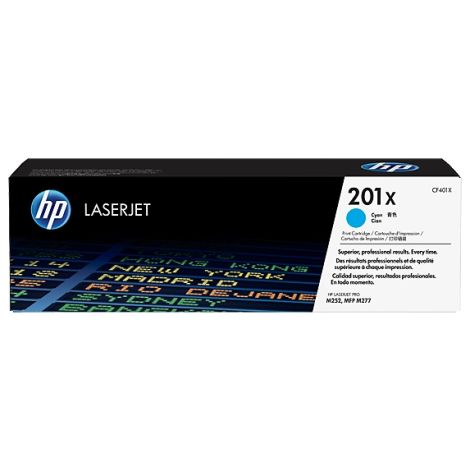 Toner HP CF401X (201X), azuriu (cyan), original