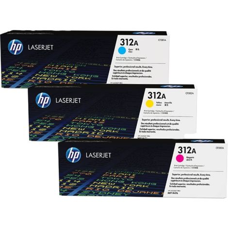 Toner HP CF440AM (312A), pachet de trei, multipack, original