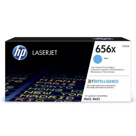 Toner HP 656X, CF461X, azuriu (cyan), original