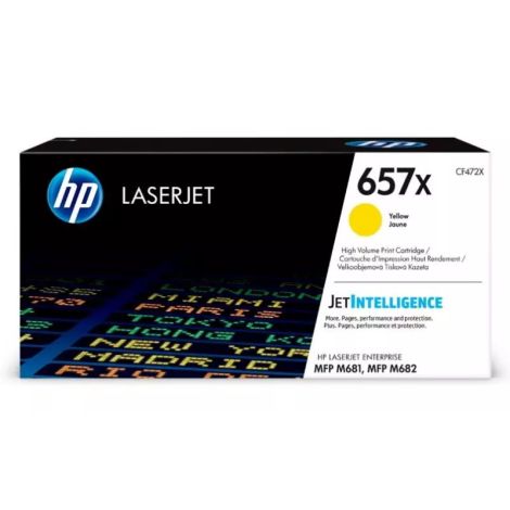 Toner HP 657X, CF472X, galben (yellow), original