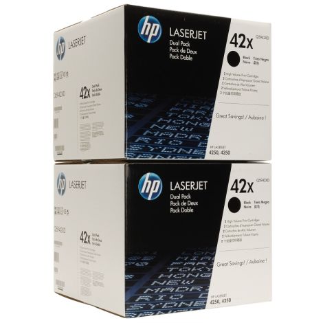 Toner HP Q5942XD (42A), pachet de două, negru (black), original