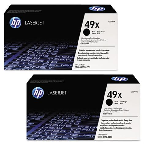 Toner HP Q5949XD (49X), pachet de două, negru (black), original