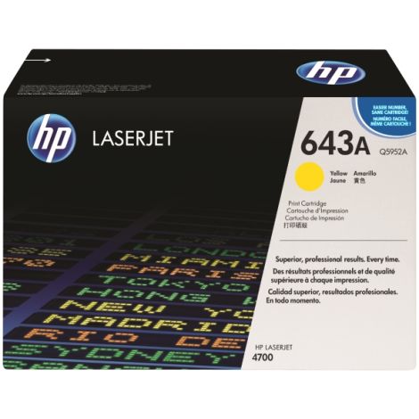 Toner HP Q5952A (643A), galben (yellow), original