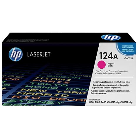 Toner HP Q6003A (124A), purpuriu (magenta), original