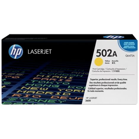 Toner HP Q6472A (502A), galben (yellow), original